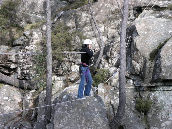 Descente en rappel